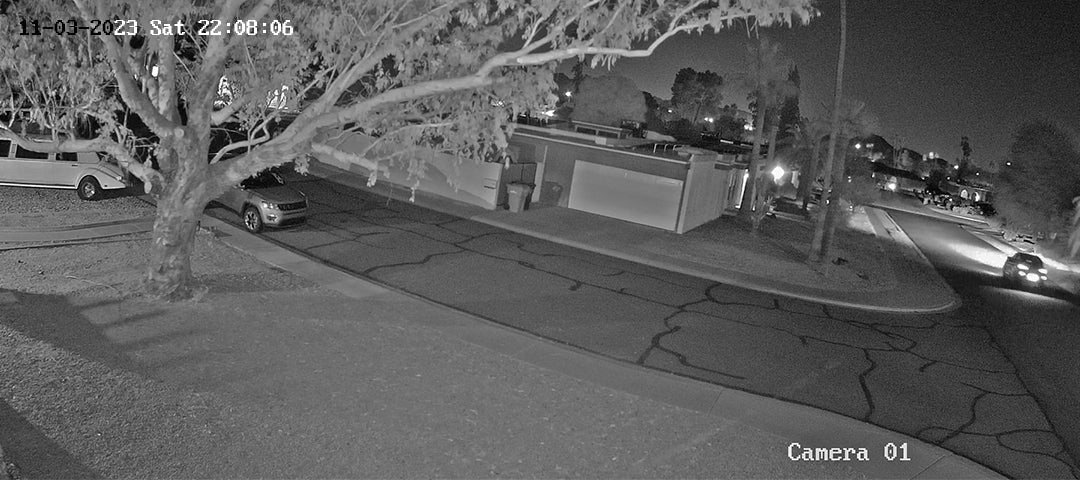 Professional 4-Camera CCTV 1080p System with 66ft Night Vision Range