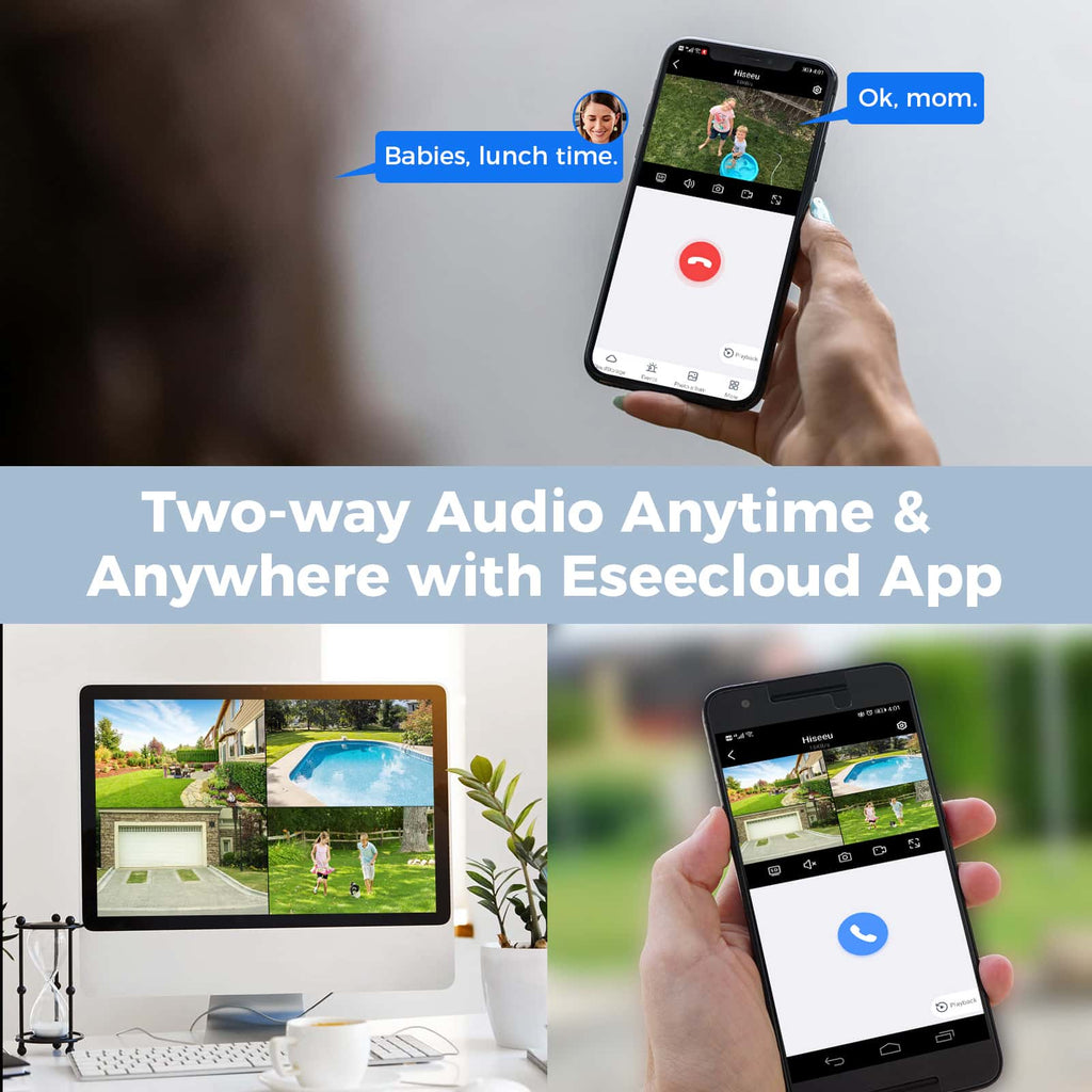 Advanced 4K CCTV System with 12" LCD Display