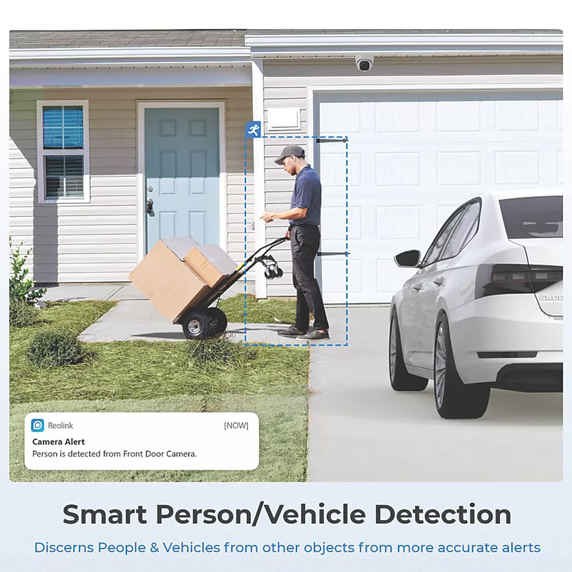 Advanced 8 Camera 5K PoE Security System | Remote Monitoring