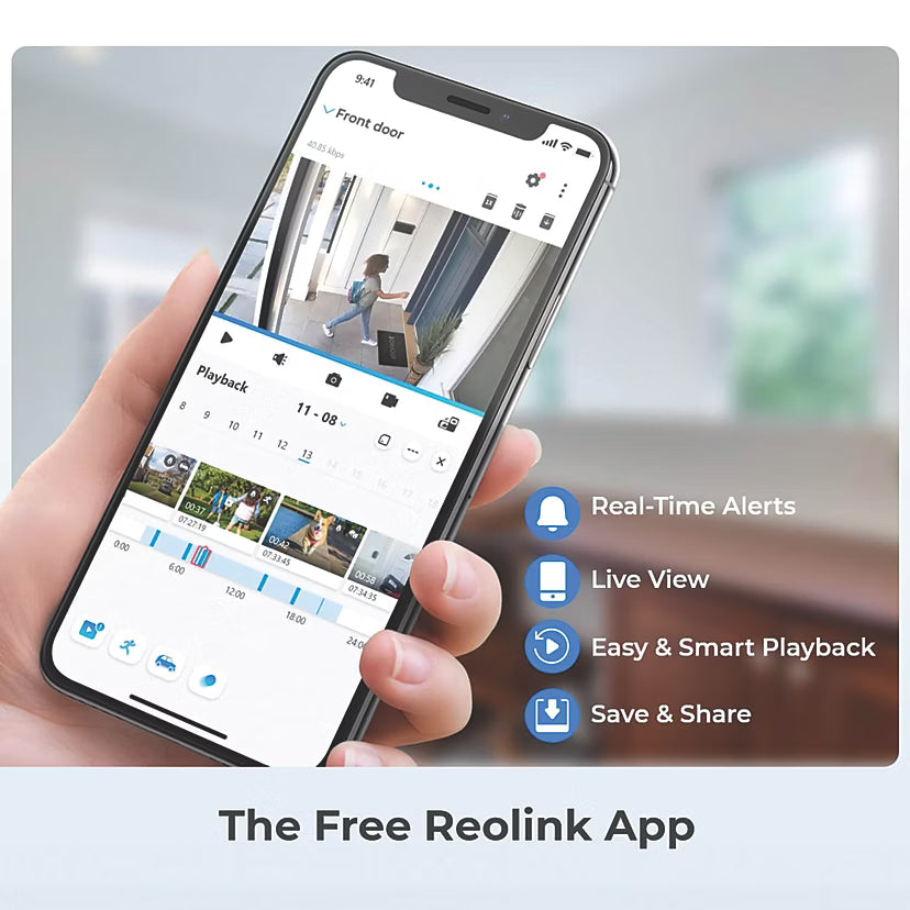 Advanced 8 Camera 5K PoE Security System | Remote Monitoring