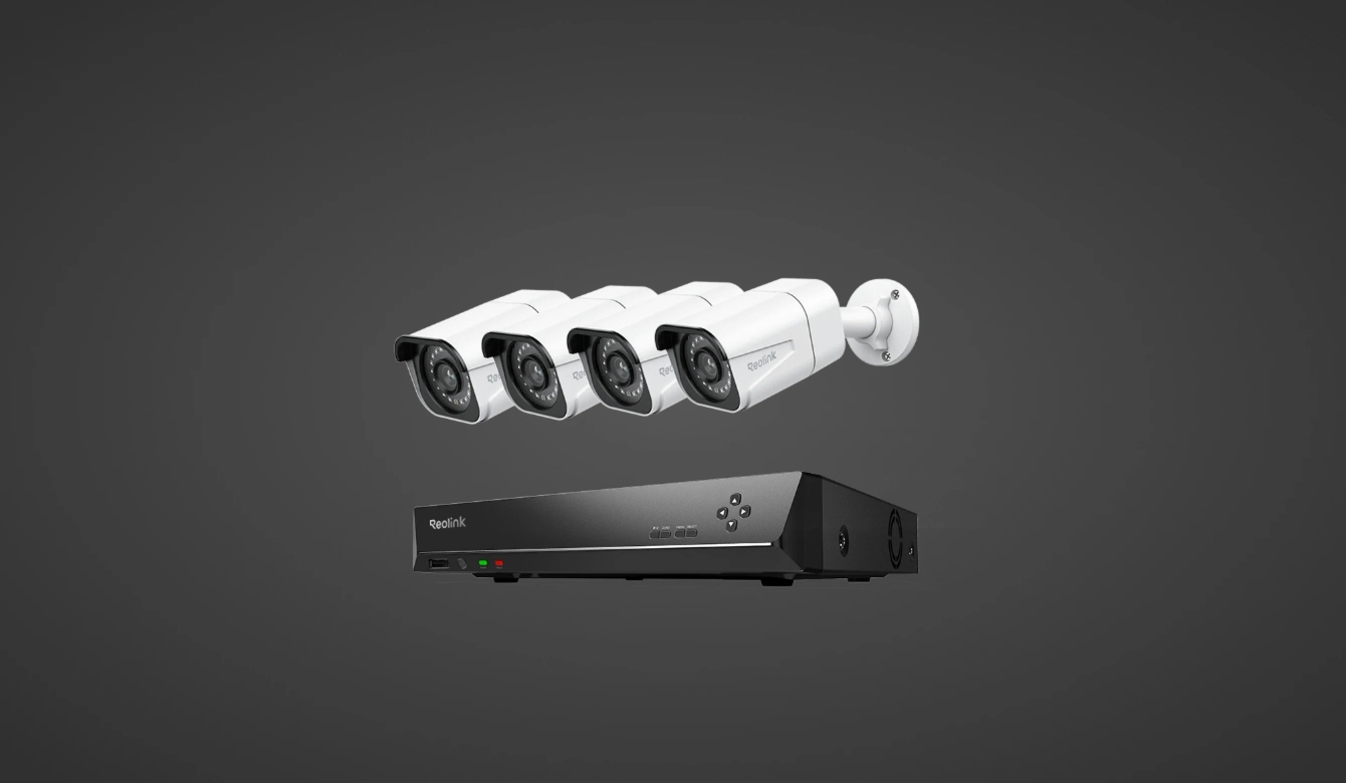4K Ultra HD 8 channel 4 x Camera Security System with Smart Detection