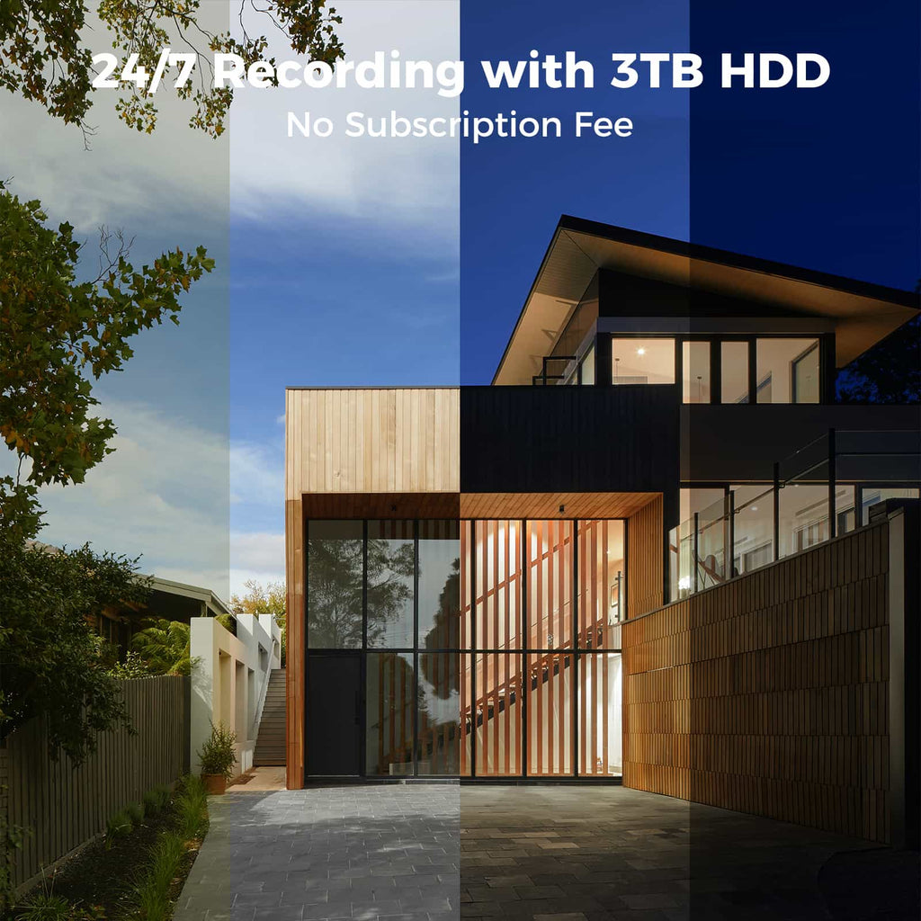 Advanced 4K CCTV System with 12" LCD Display