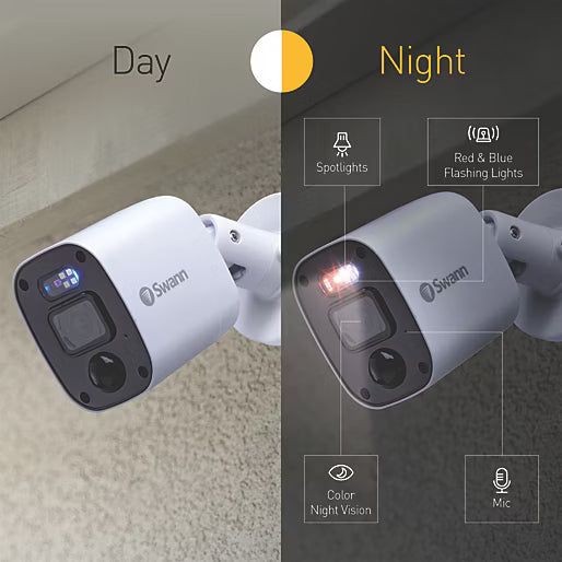 4K Professional Wired Security System - 4 Camera 2K